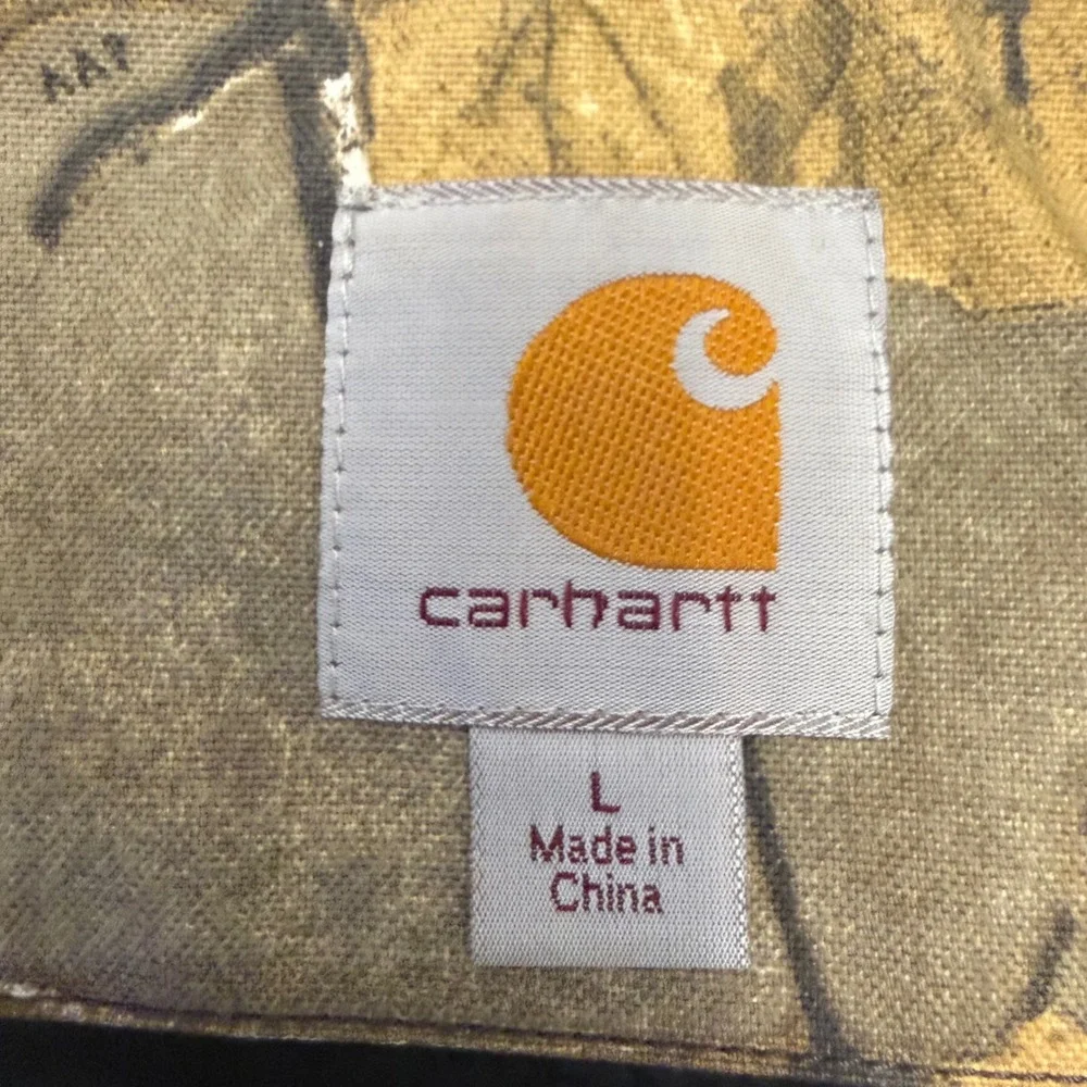 Carhartt Mens Quick Duck Realtree Xtra Camo Thinsulate Jacket 101444 977 Large